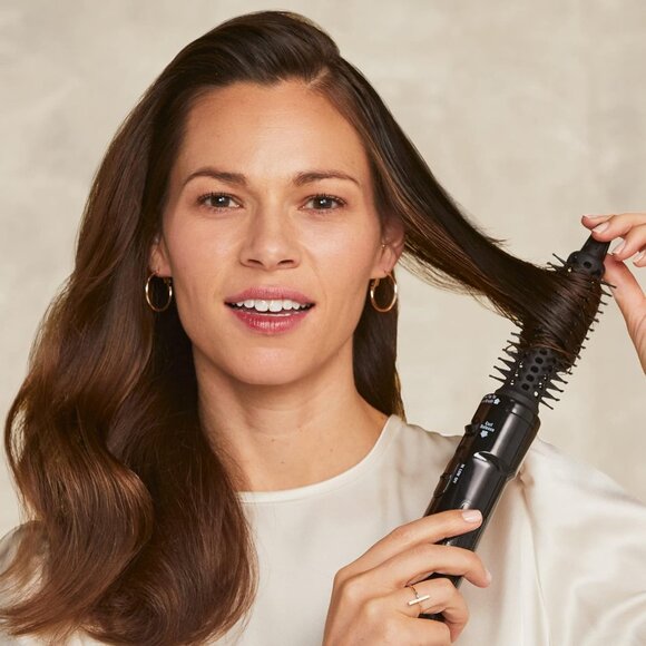 Pro Artist Hot Air Styling Brush | Style, Curl and Touch Ups 1” Black - Picture 5 of 6